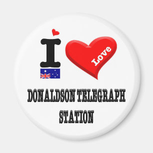 DONALDSON TELEGRAPH STATION - I Kärlek Magnet