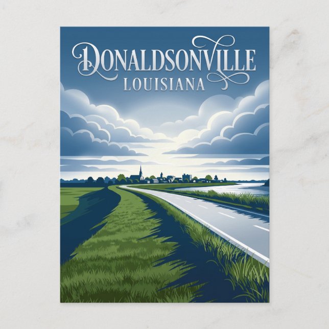 Donaldsonville USA Vykort (Framsida)
