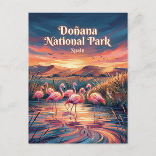Doñana nationalpark Spanien Vykort