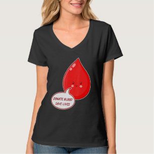 Donate Blood Spara Lives Donation Awareness Månad T Shirt