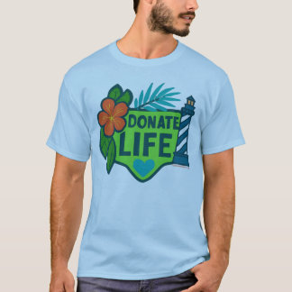 Donate Life NC Tropisk T Shirt