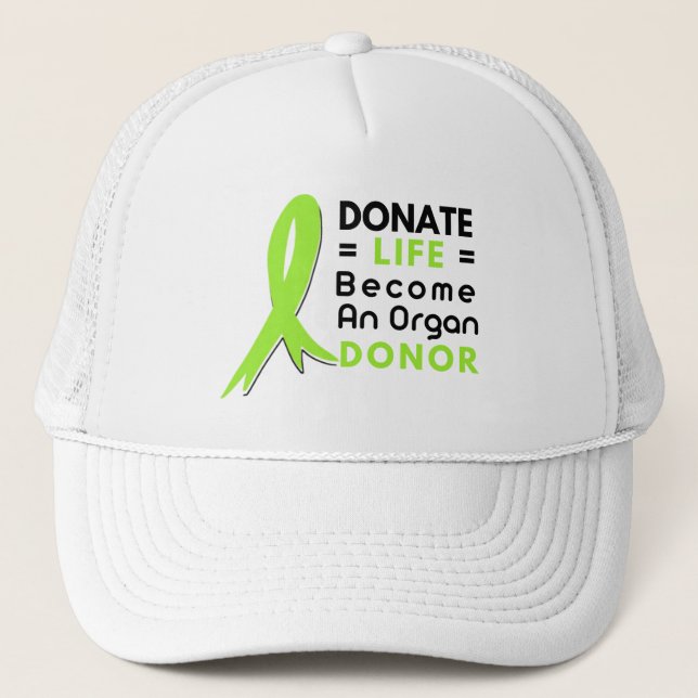 Donate Life Organ Donation Räddar Liv, Transplanta Keps (Framsida)