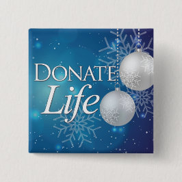 Donate Life, organdonation, lapel pin. Knapp