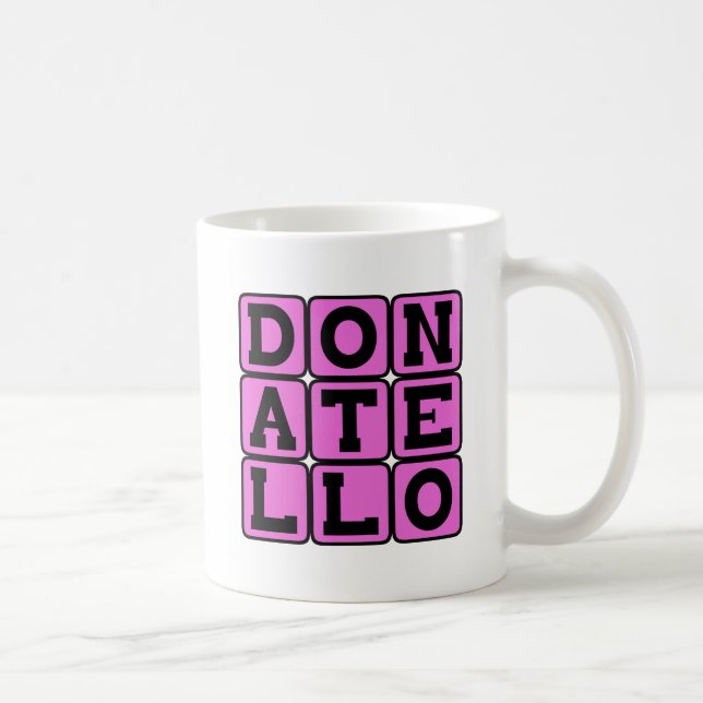 Donatello, renässanskonstnär kaffemugg (Höger)