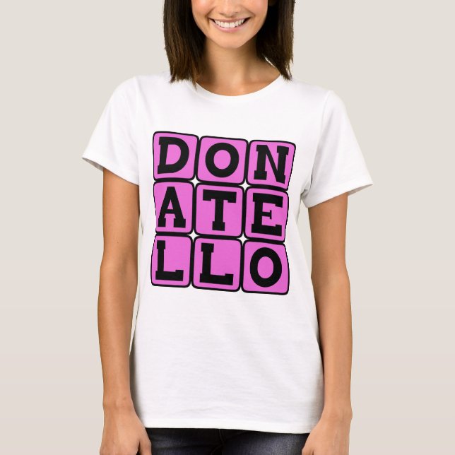 Donatello, renässanskonstnär tee (Framsida)