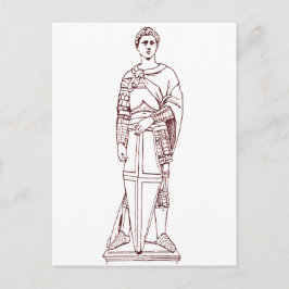 Donatellos Sankt Göran - Renässansskulptur Helg Vykort