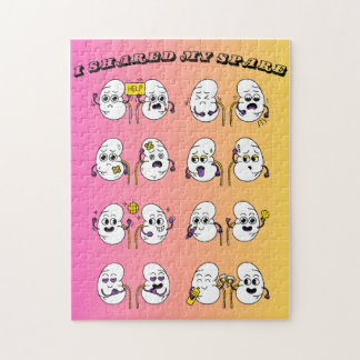 Donation av njurorgan_Delad min Spare_11x14 Pussel