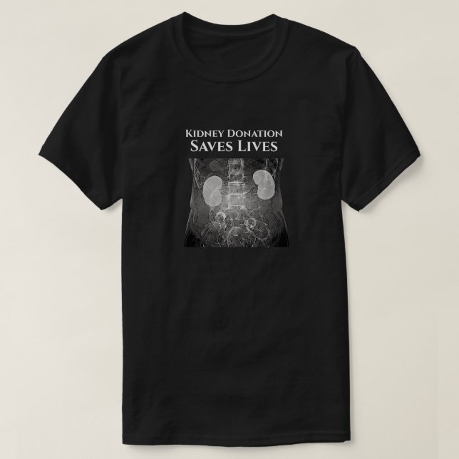 Donation från njure, slavliv, T-Shirt (Design framsida)