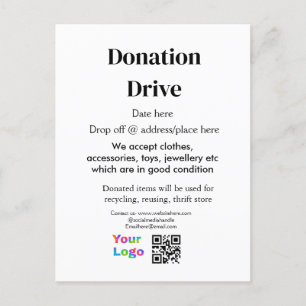 Donationsenhet lägg till adress-datum, affärsdag n vykort