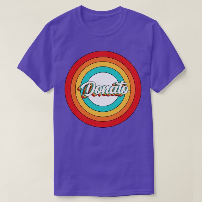 Donato Namn Shirt Vintage Donato Circle T (Design framsida)