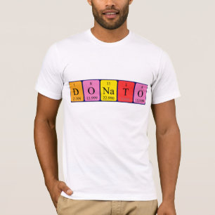 Donato periodiskt återkommande skjorta bord namn t shirt