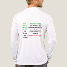 Donator Unisex Långärmad Grundläggande T-Shirt