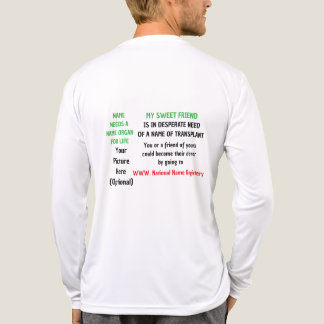Donator Unisex Långärmad Grundläggande T-Shirt