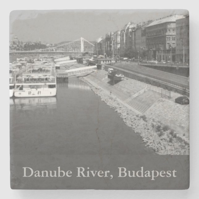 Donau, Budapest, Ungern Stenunderlägg (Framsidan)