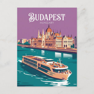 Donau Ungern Vykort