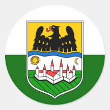 Donauschwaben Flagga Sticker