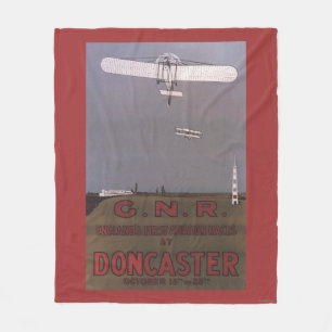 Doncaster England - första flygtävlingar Fleecefilt