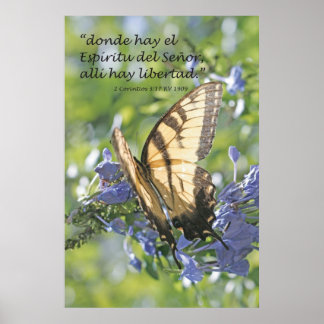 Donde hay el Espiritu, alli hay Libertad Lodrät Poster