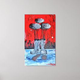 Donde La Huella Quedó Marcada Canvastryck