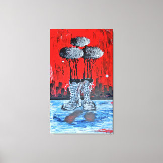 Donde La Huella Quedó Marcada Canvastryck