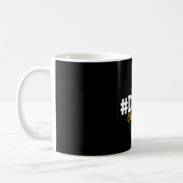 #done Cl Of 2026 För Senior År Examen Och Examen Kaffemugg (Vänster)