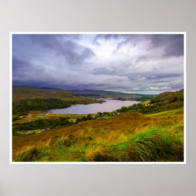 Donegal floddal väggkonst | Irland landskap (Framsidan)