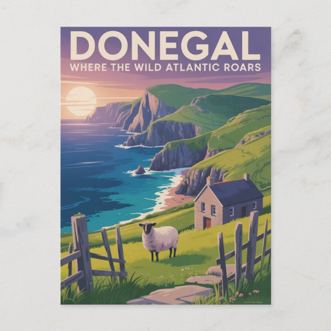 Donegal Ireland Helg Vykort (Framsida)