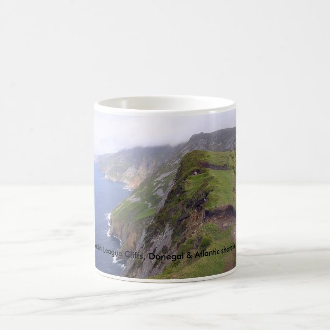 Donegal Ireland, Sliabh League Cliffs & Atlantic Kaffemugg (Center)