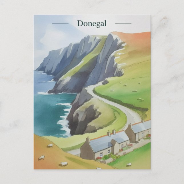 Donegal Ireland Vykort (Framsida)