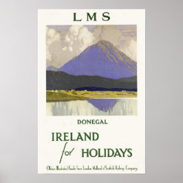 Donegal,Irland För Helgdagar Poster