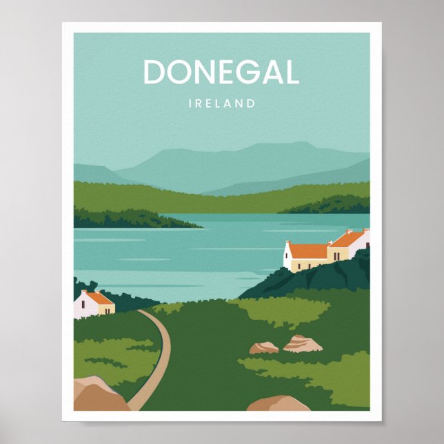Donegal Irland Poster (Framsidan)
