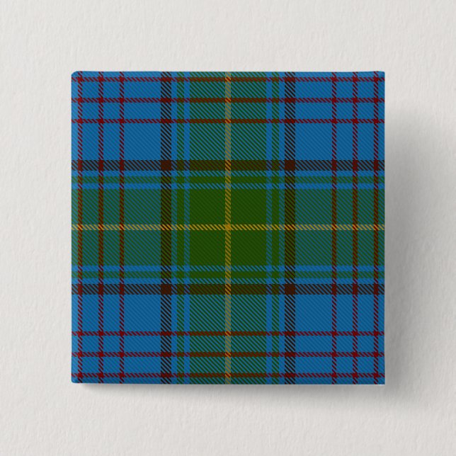Donegal ståndsmässig irländsk Tartan Knapp (Framsida)
