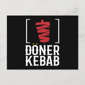 Döner Kebab Kebab Rotisserie Snack Vykort
