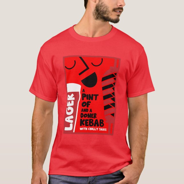 Doner Kebab T Shirt (Framsida)