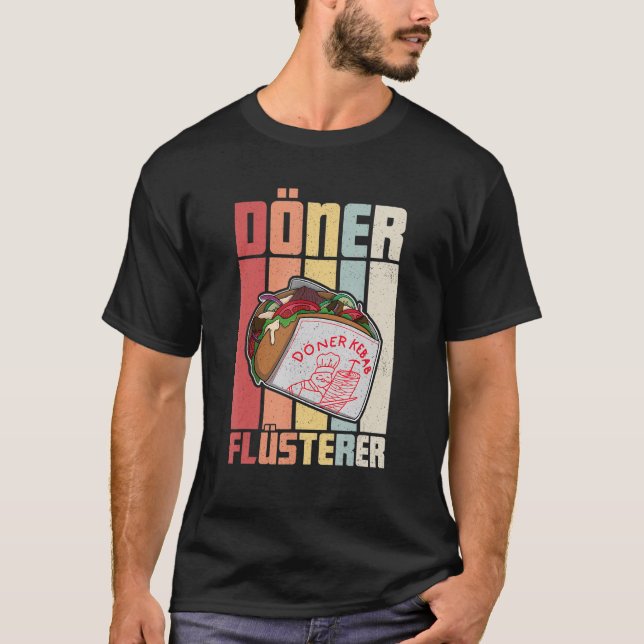 Doner Kebab TurkCuisine Fastfood Dürüm T Shirt (Framsida)