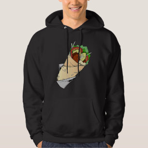 Doner Kebab Yufka Pide Kebab Sallad Gurka Tomat Hoodie