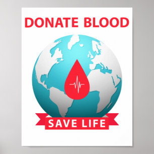 Donera blod poster