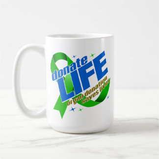 Donera levande organdonation räddar liv kaffemugg