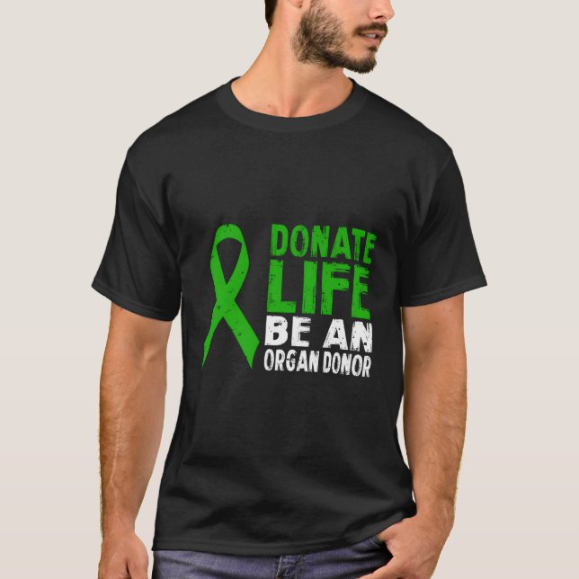 Donera livet som organdonator t shirt (Framsida)