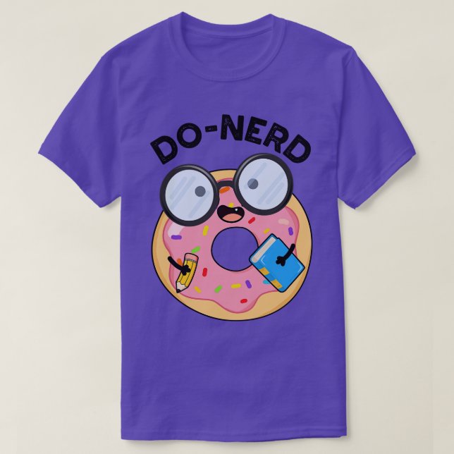 Donerd Funny Donut Pun T Shirt (Design framsida)