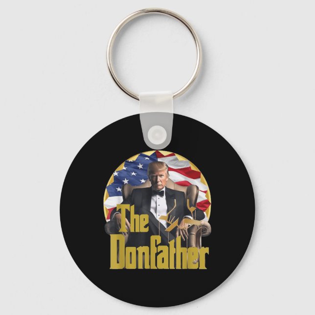 Donfather, Funny Trump 2024, The Comeback Nyckelring (Framsida)