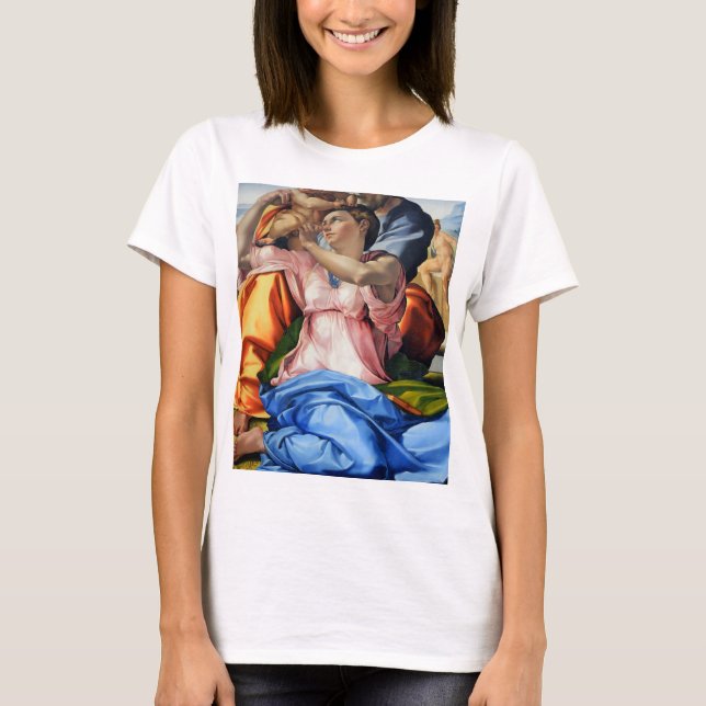 Doni Tondo, Doni Madona (detaljer), Michelangelo,  T Shirt (Framsida)