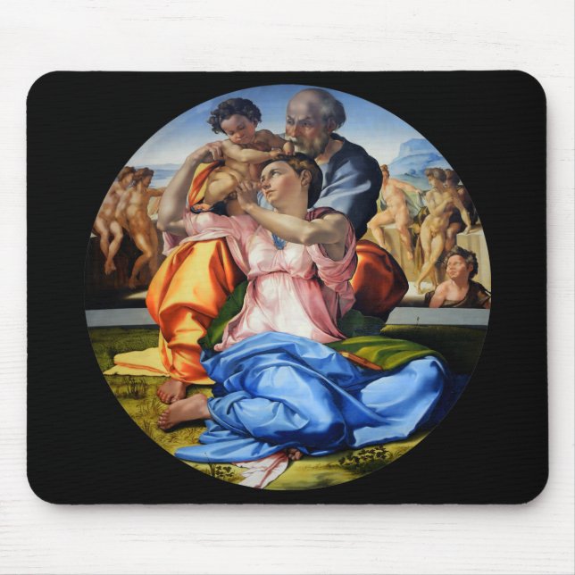 Doni Tondo, Doni Madona, Michelangelo, 1507 Musmatta (Framsidan)