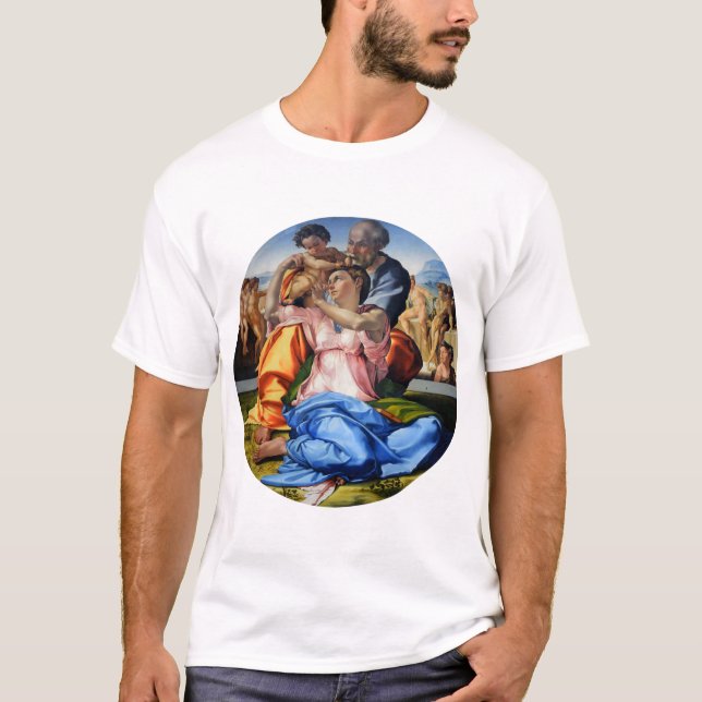Doni Tondo, Doni Madona, Michelangelo, 1507 T Shirt (Framsida)