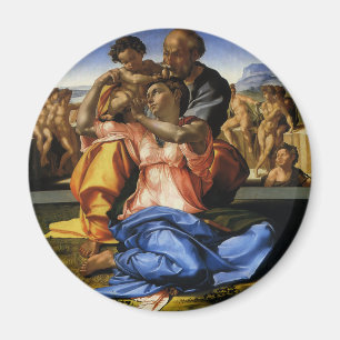 Doni Tondo eller Doni Madonna av Michelangelo Magnet