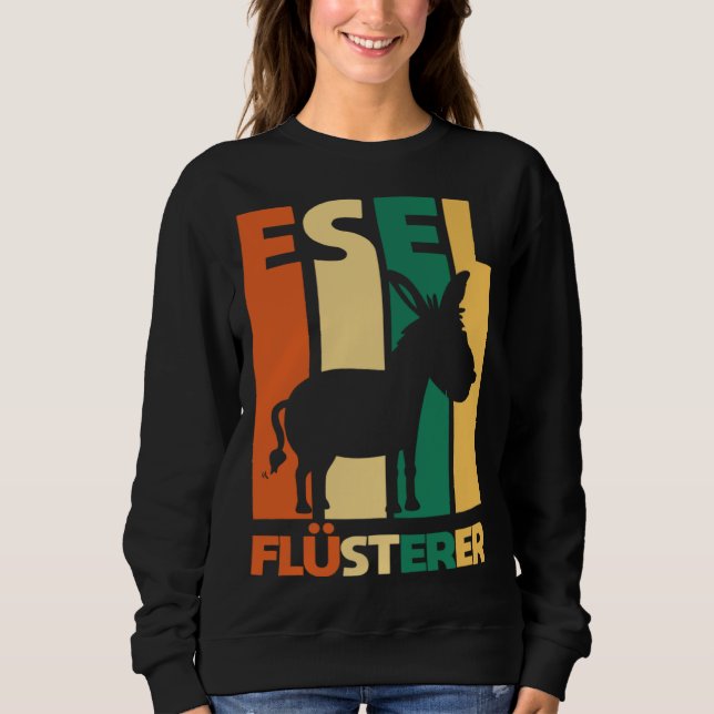 Donkey Agricultural Livestock Zoo Animal Donkey Re T Shirt (Framsida)