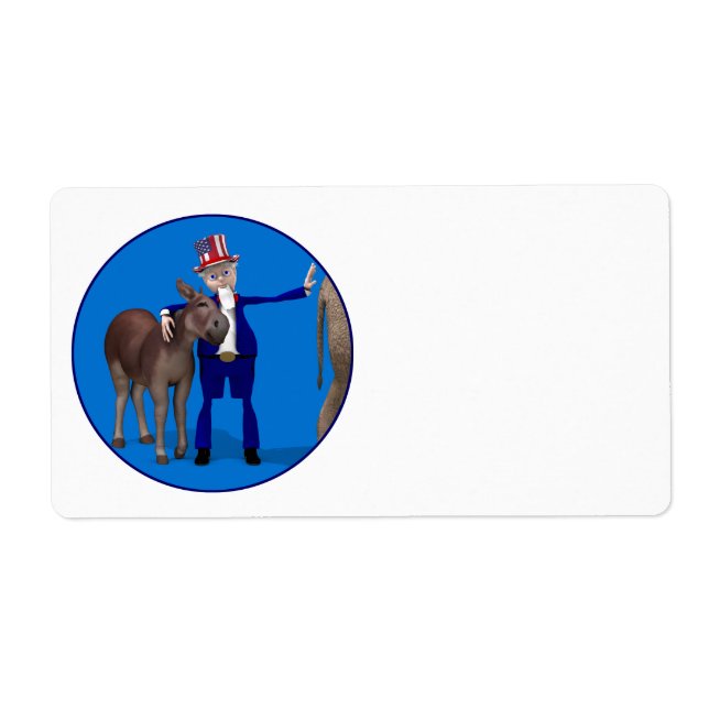 Donkey Älskare farbror Sam Fraktsedel (Framsidan)