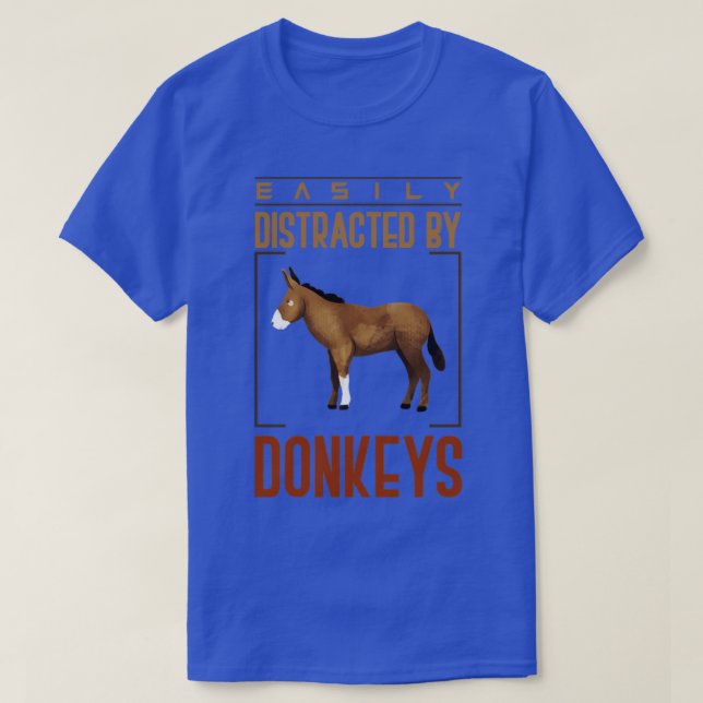 Donkey Älskare Farm Animal Gift Donkey T Shirt (Design framsida)