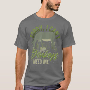 Donkey Älskare Farmer Farm Animal Farming Funny Do T Shirt