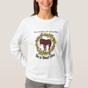 Donkey älskare långärmad tshirt t shirt